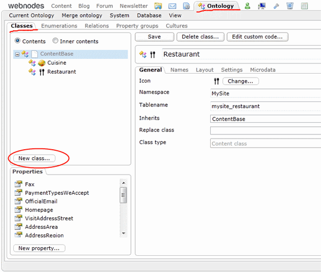 create class create class