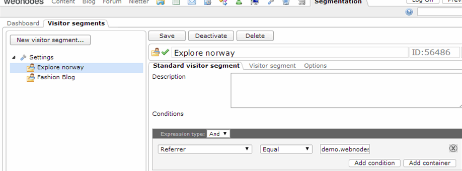 visitorsegments visitorsegments