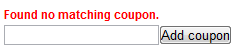 coupon_not_found coupon_not_found